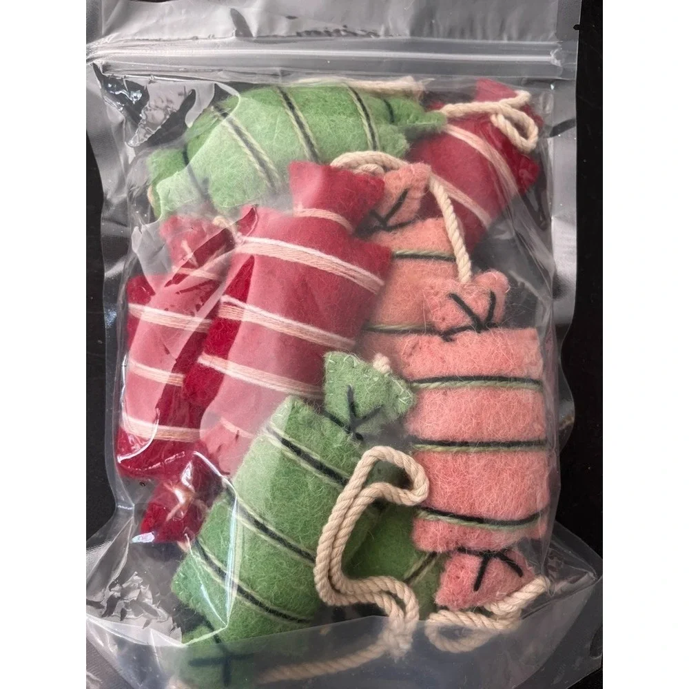 Colorful Felt Candy Garland Playful Playroom Photo Booth School Teacher Retro